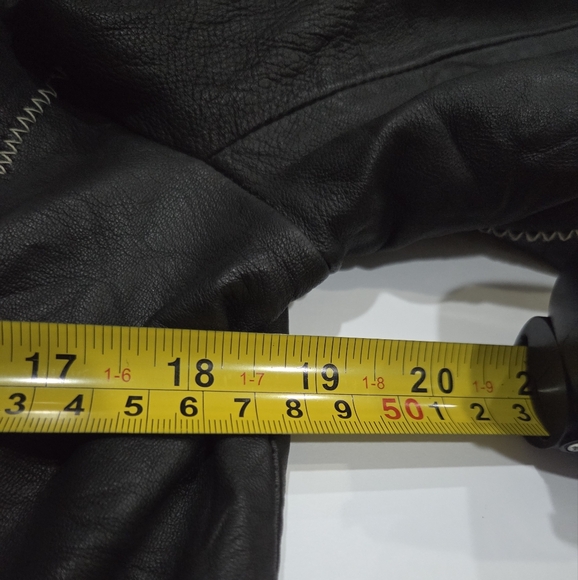 My Tribe Stylish Black Leather Women's Jacket Sz.L - Picture 6 of 10